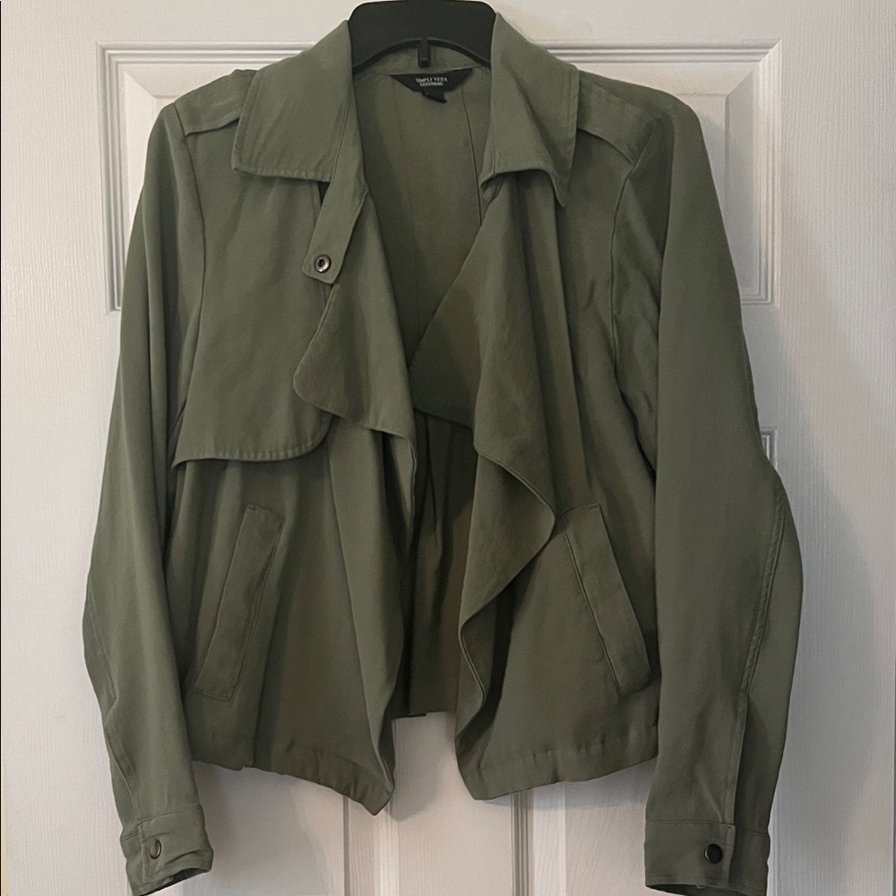 Simply Vera Vera Wang Olive Coat